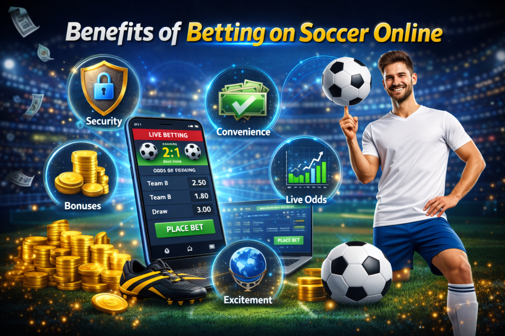 Benefits of Betting on Soccer Online