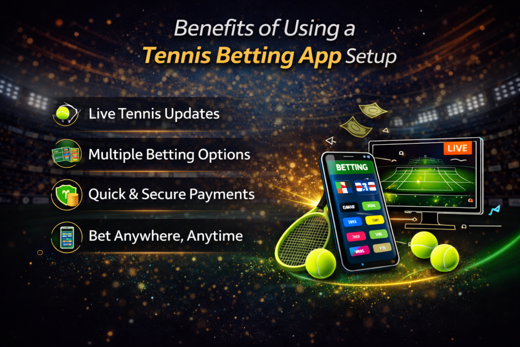 Benefits of Using a Tennis Betting App Setup