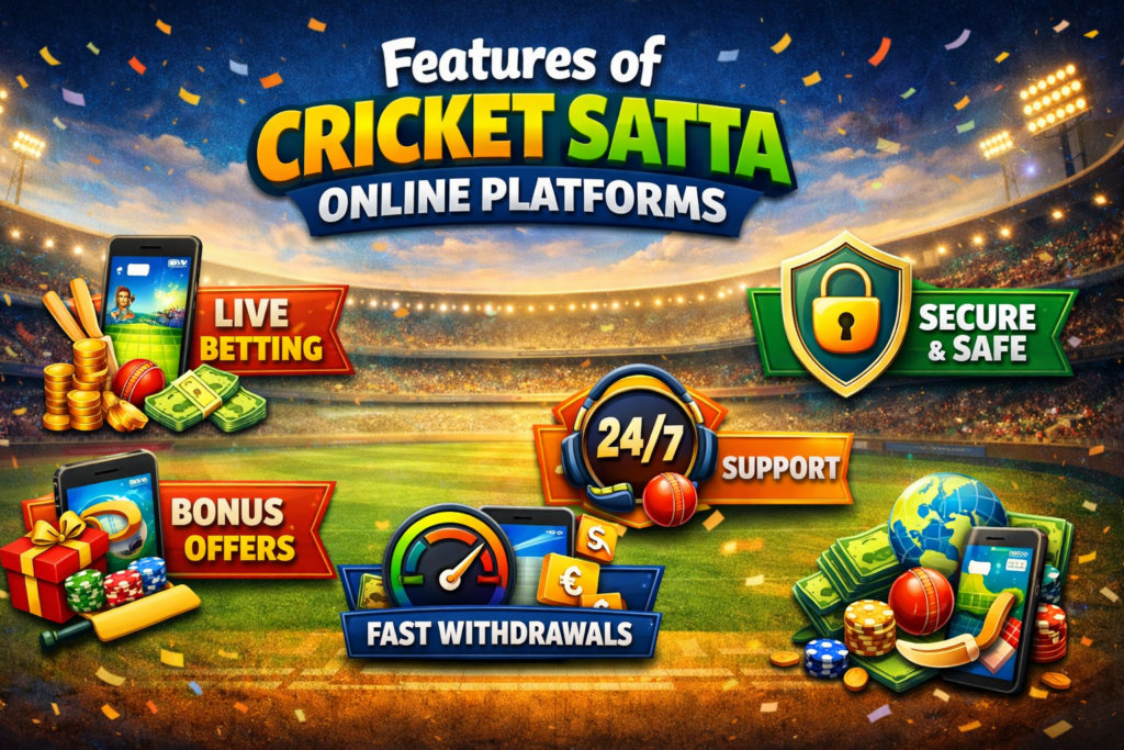 Features of Cricket Satta Online Platforms