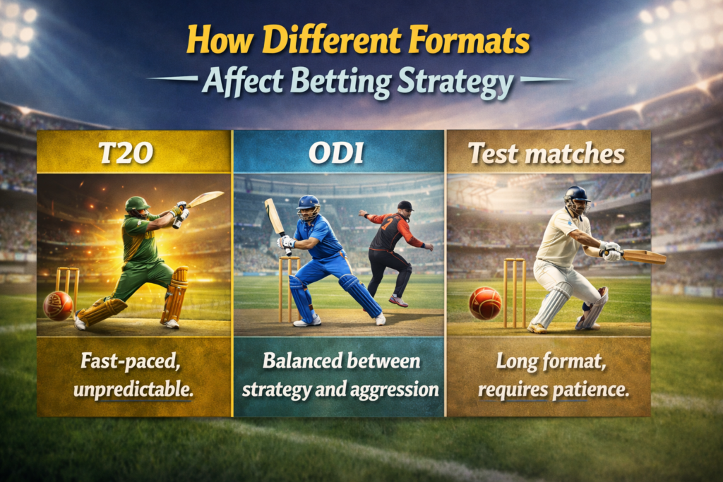 How Different Formats Affect Betting Strategy