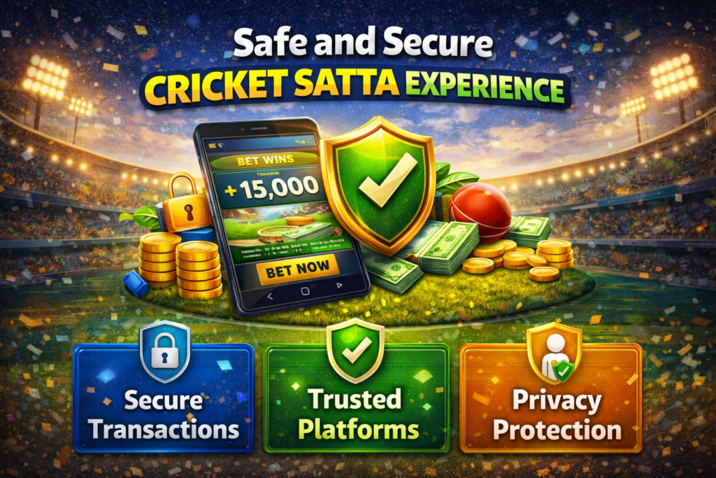 Safe and Secure Cricket Satta Experience