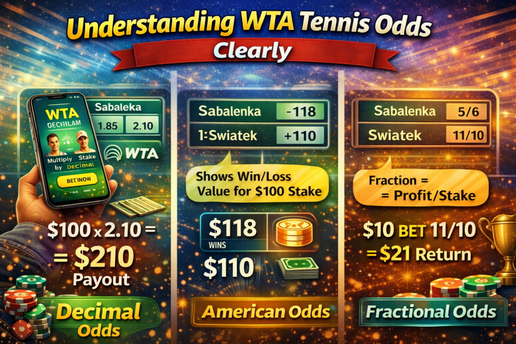Understanding WTA Tennis Odds Clearly