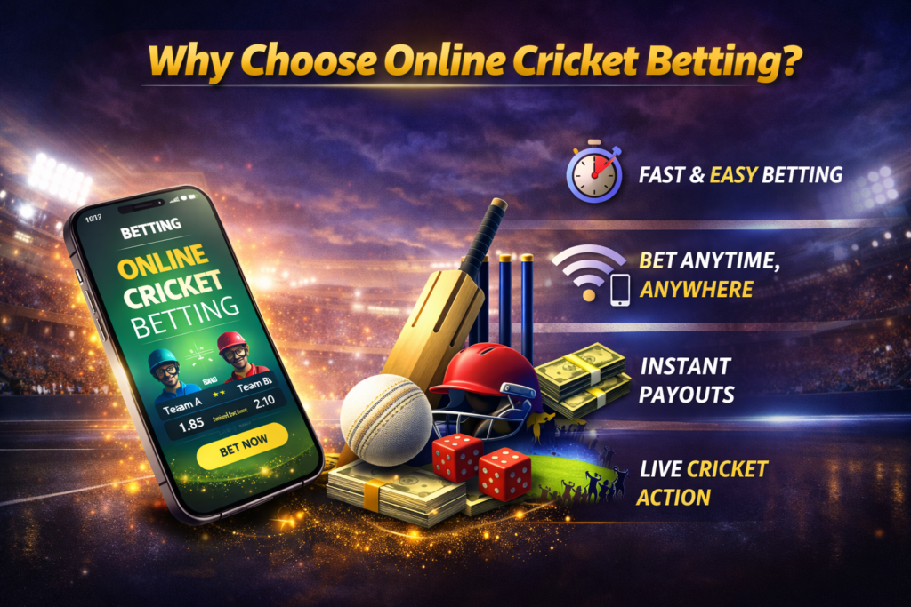 Why Choose Online Cricket Betting?