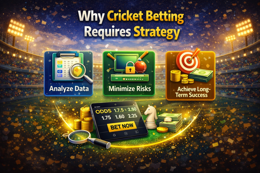 Why Cricket Betting Requires Strategy