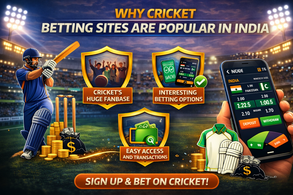 Why Cricket Betting Sites Are Popular in India