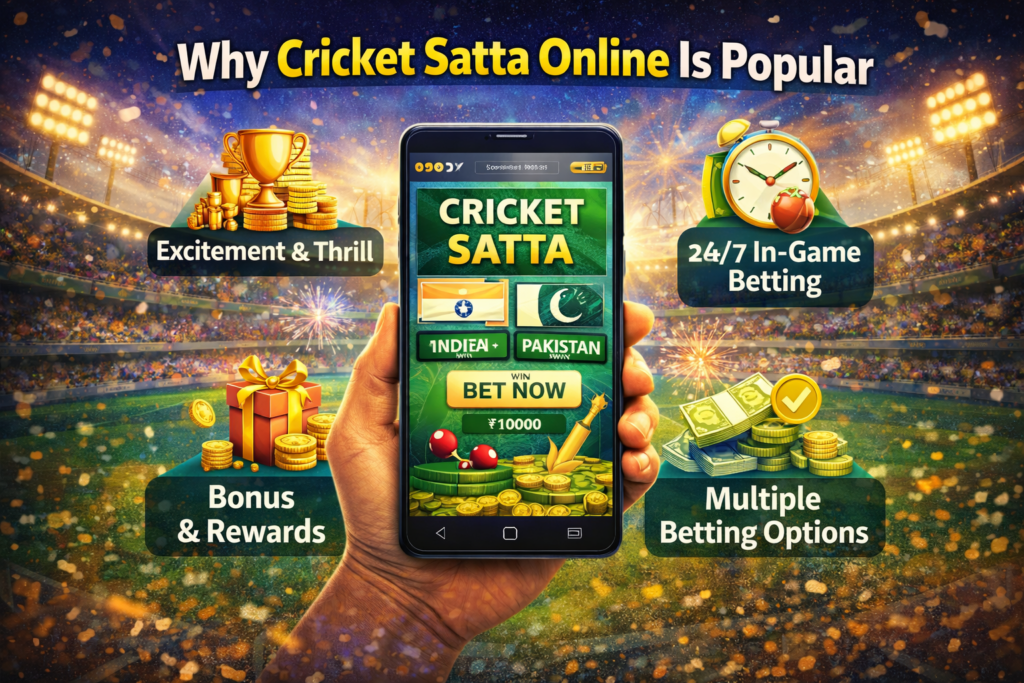 Why Cricket Satta Online Is Popular