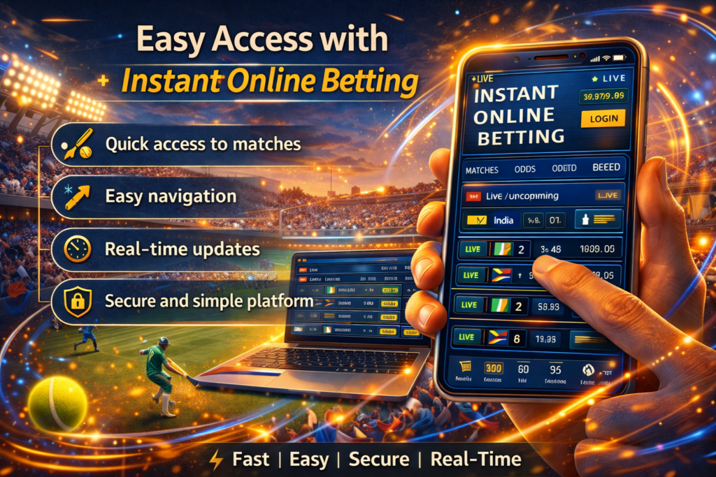 Easy Access with Instant Online Betting