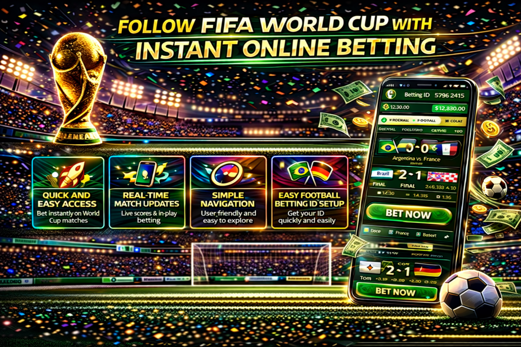Follow FIFA World Cup with Instant Online Betting