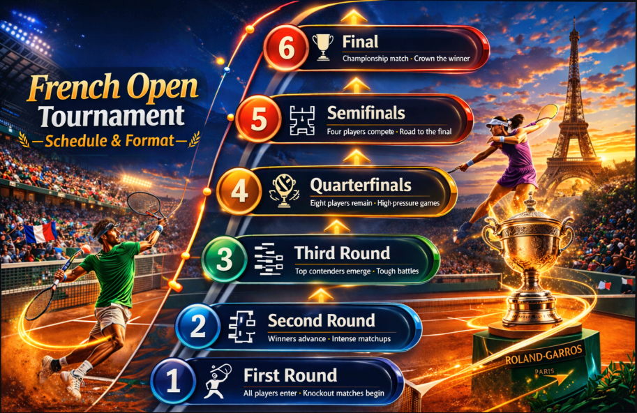 French Open Tournament Schedule & Format