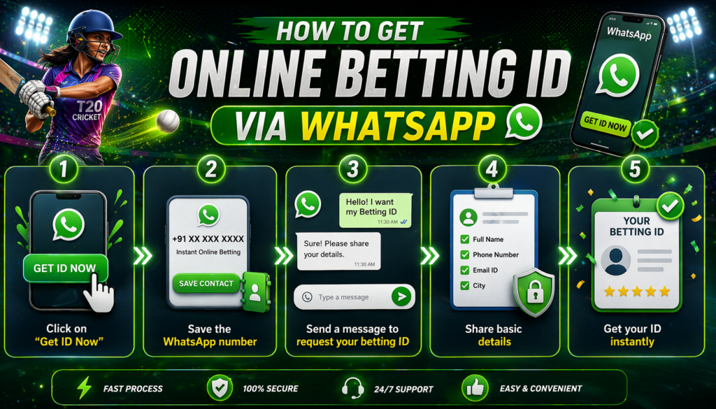 Get Online Betting ID via WhatsApp