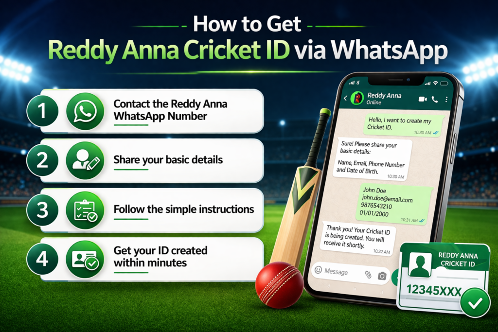 How to Get Reddy Anna Cricket ID via WhatsApp