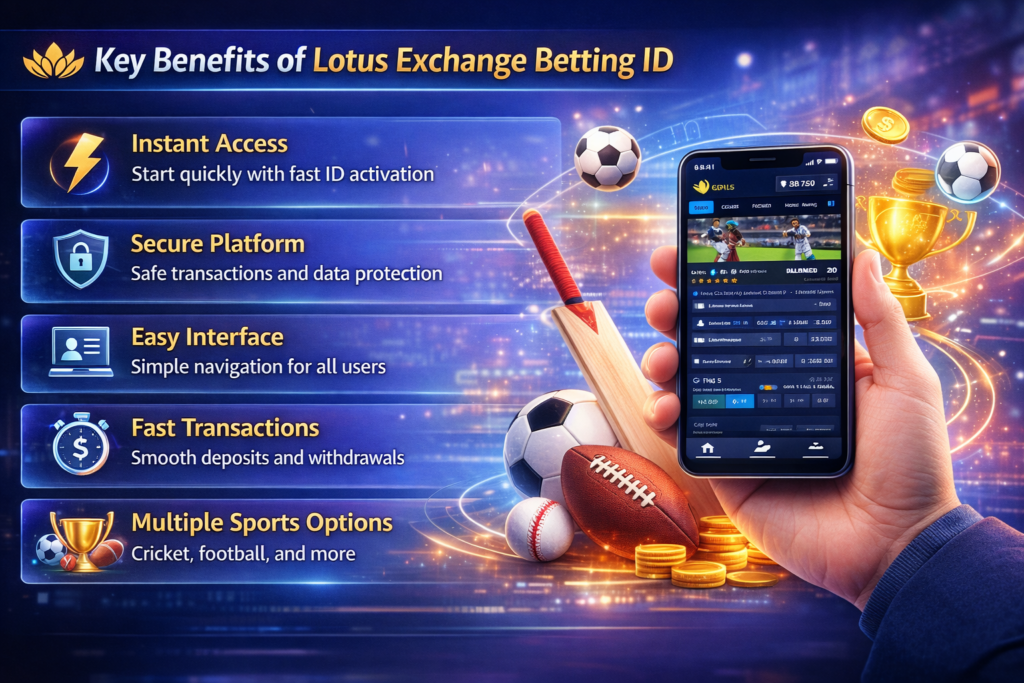 Key Benefits of Lotus Exchange Betting ID
