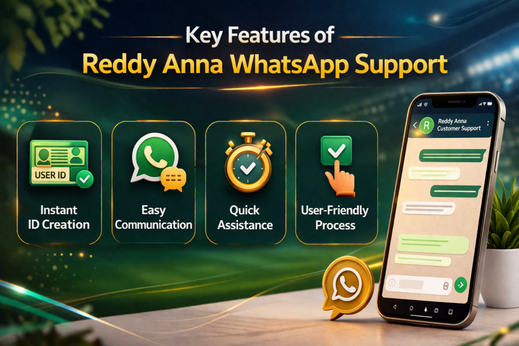 Key Features of Reddy Anna WhatsApp Support