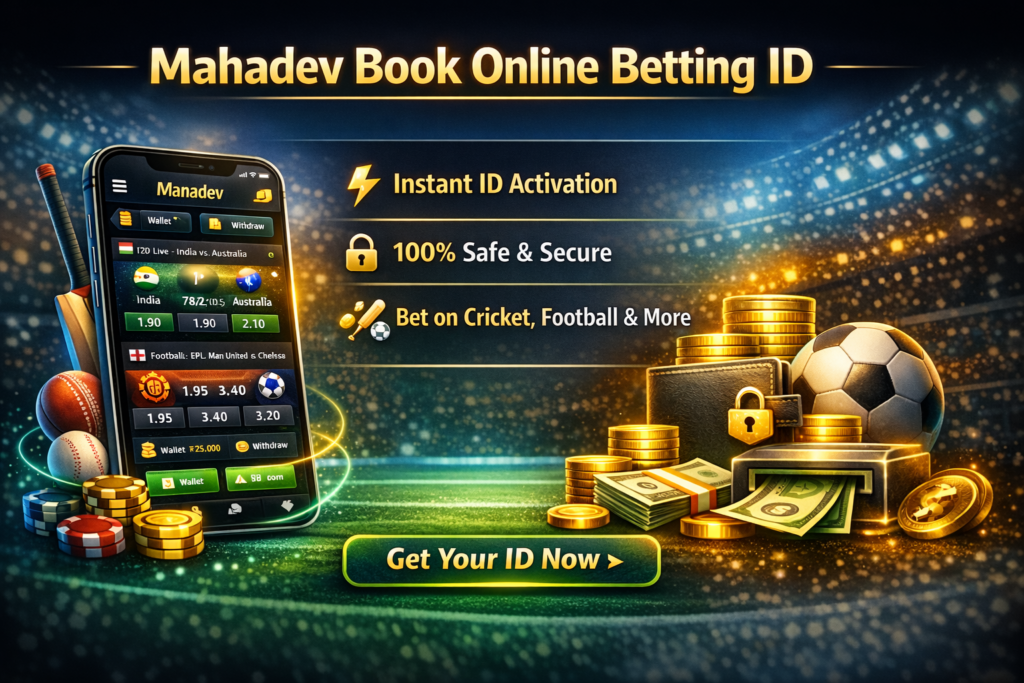 Mahadev Book betting advert design