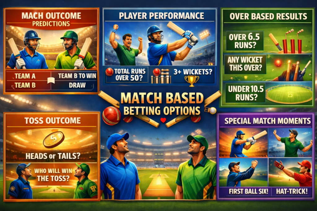 Explore Match Based Betting Options ?