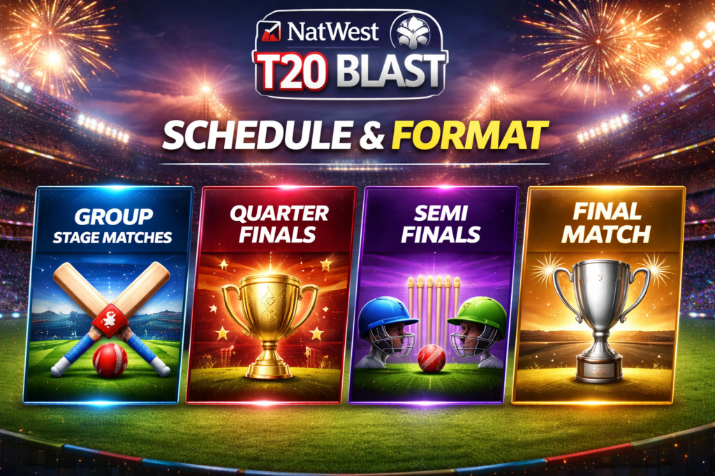NatWest T20 Blast Schedule & Format