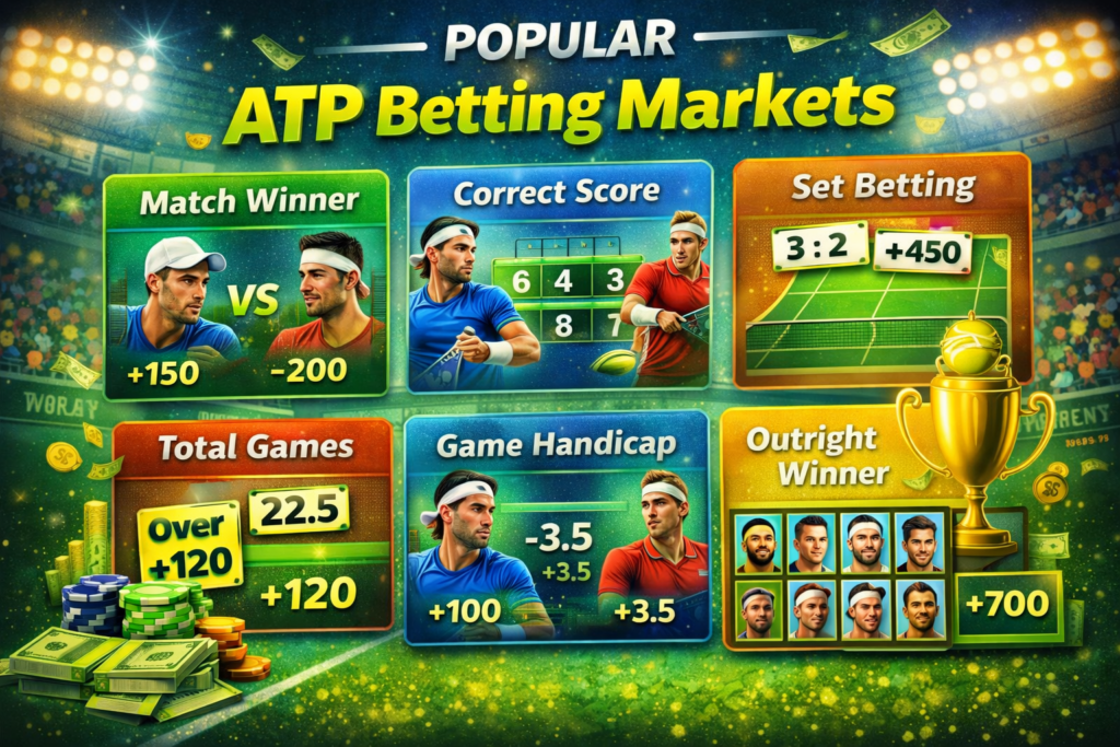 Popular ATP Betting Markets