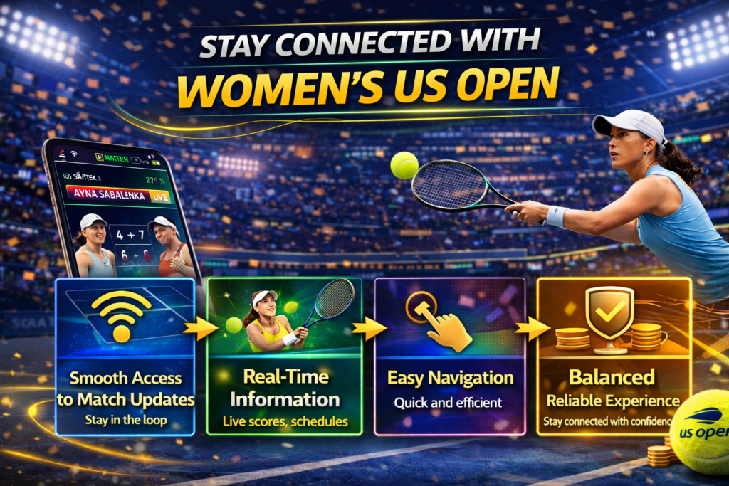 Stay Connected with Women’s US Open