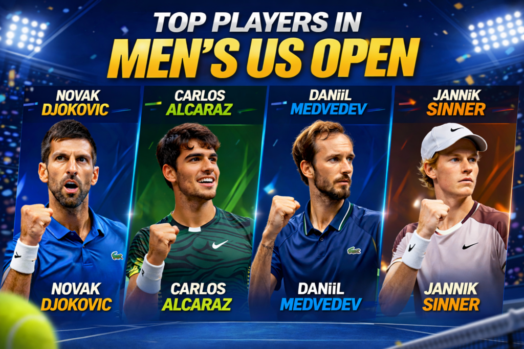 Top Players in Men’s US Open