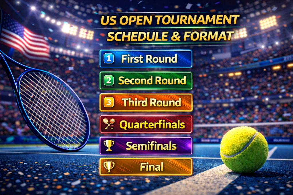 US Open Tournament Schedule & Format