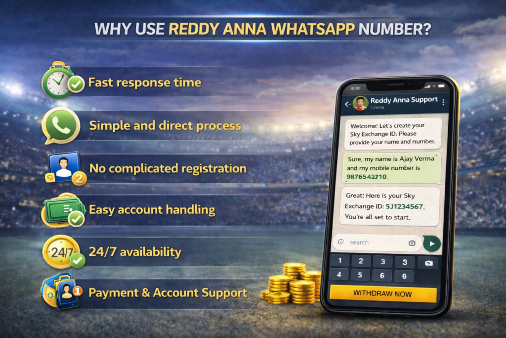 Why Use Reddy Anna WhatsApp Number?