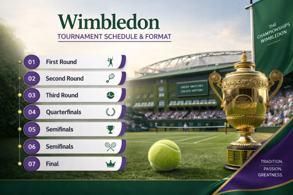 Wimbledon Tournament Schedule & Format