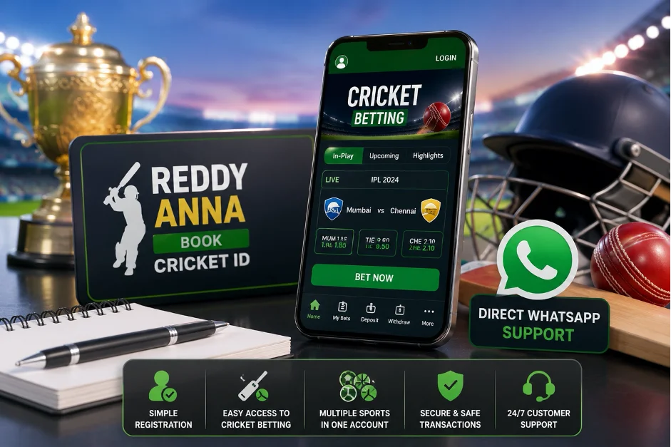 Reddy Anna Book Cricket ID